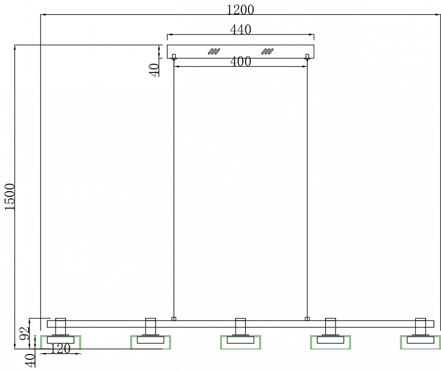 Подвесная люстра Stilfort Gloze 4009/02/05PL - 4