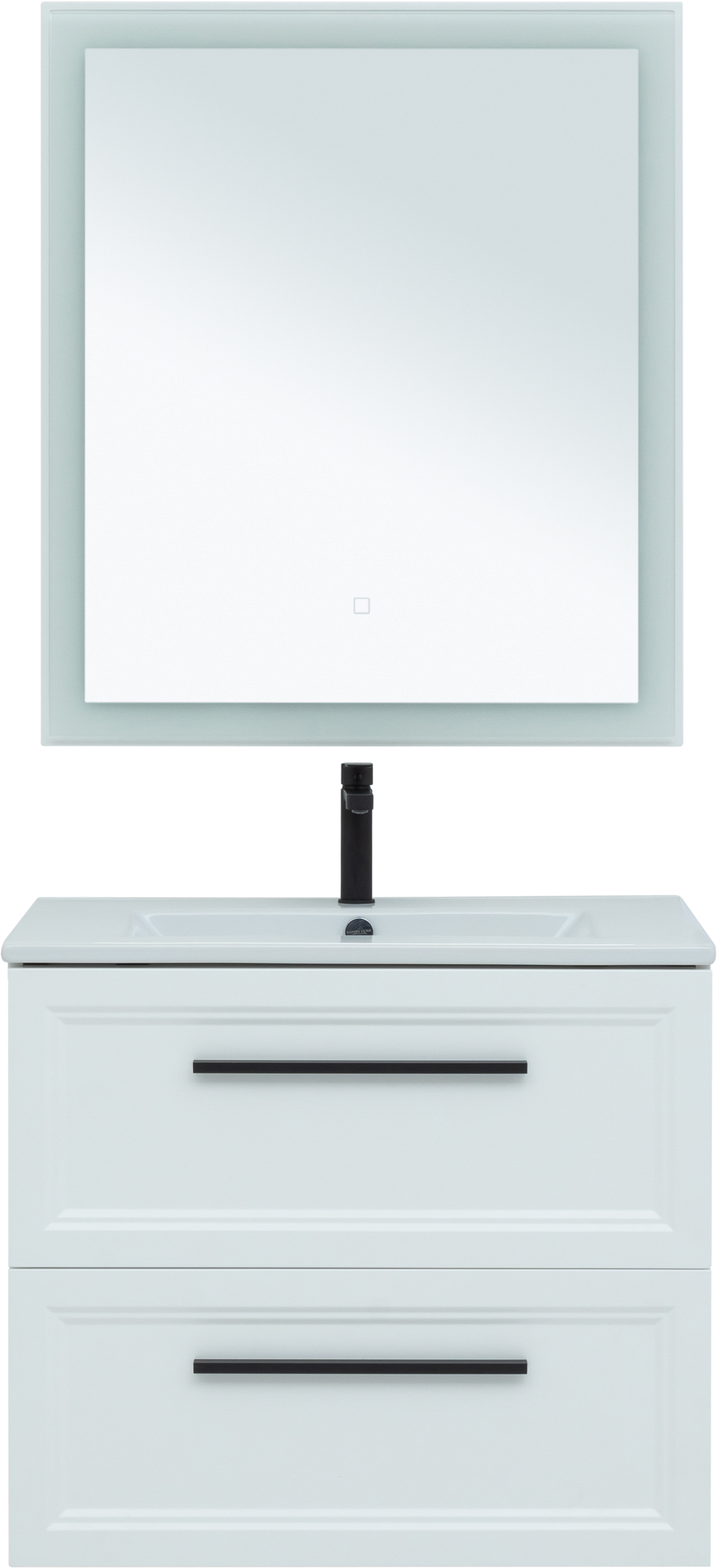 Зеркало STWORKI Эстерсунд 75 белое матовое, с подсветкой, сенсор на зеркале 259342 - 7