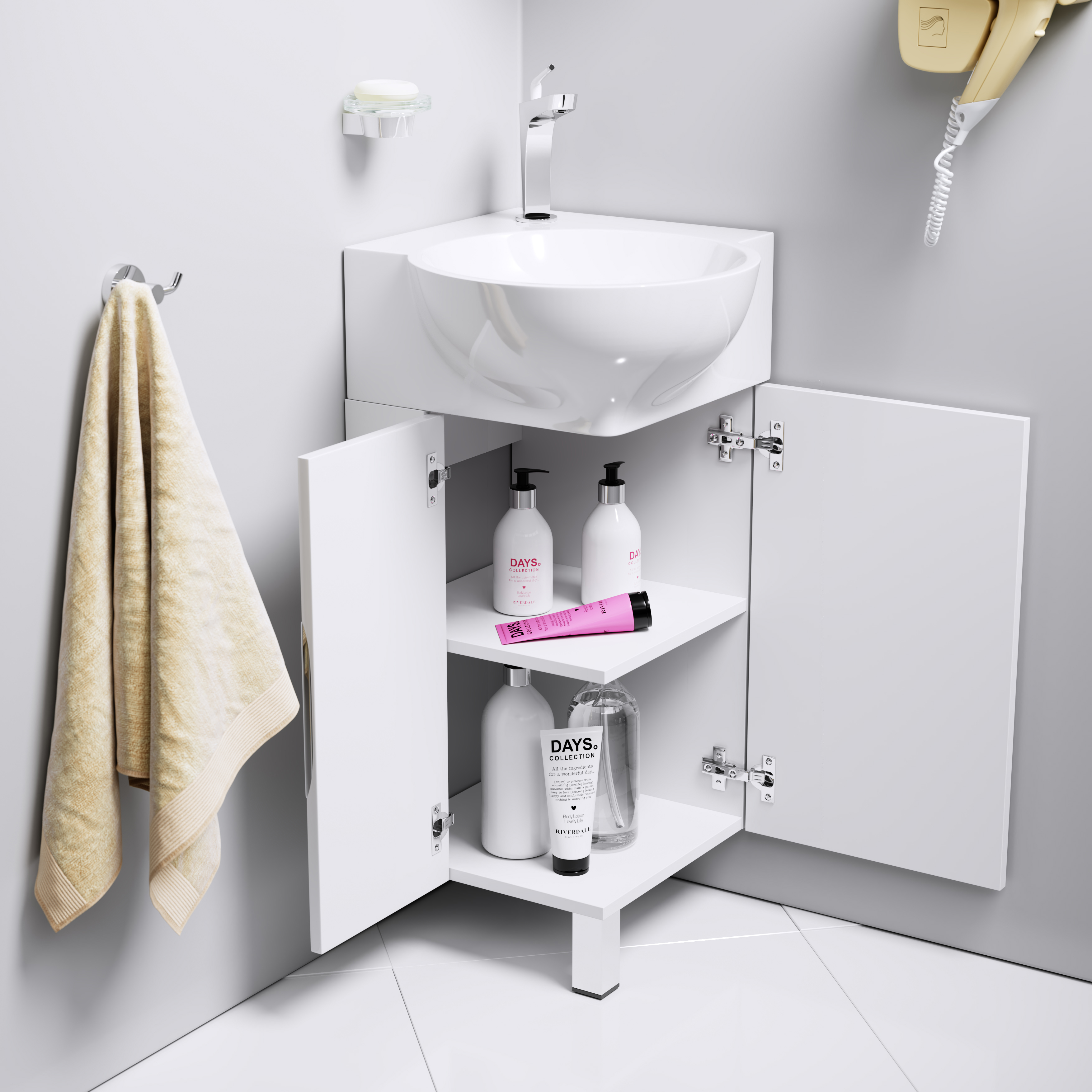 Тумба для комплекта Aqwella Рио 45 Rio.01.04 - 4