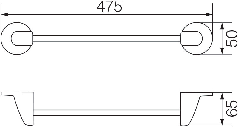 Полотенцедержатель Veragio Oscar OSC-5220.CR хром - 1