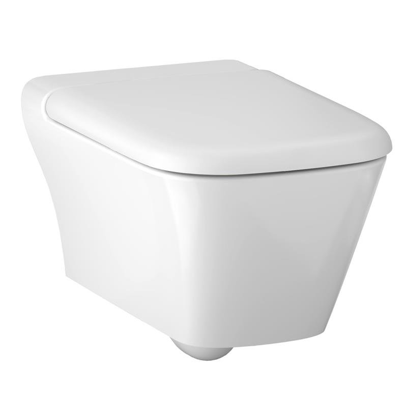 201460600 GEBERIT унитаз подвесной MYDAY безободковый Rimfree 6л /54х36/(белый) - 0