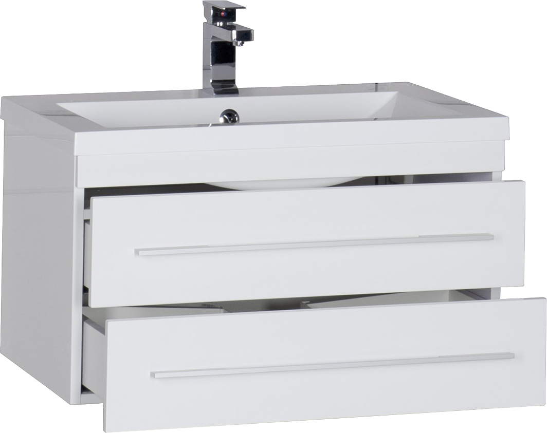 Тумба с раковиной Aquanet Нота 75 белая 171487 - 1
