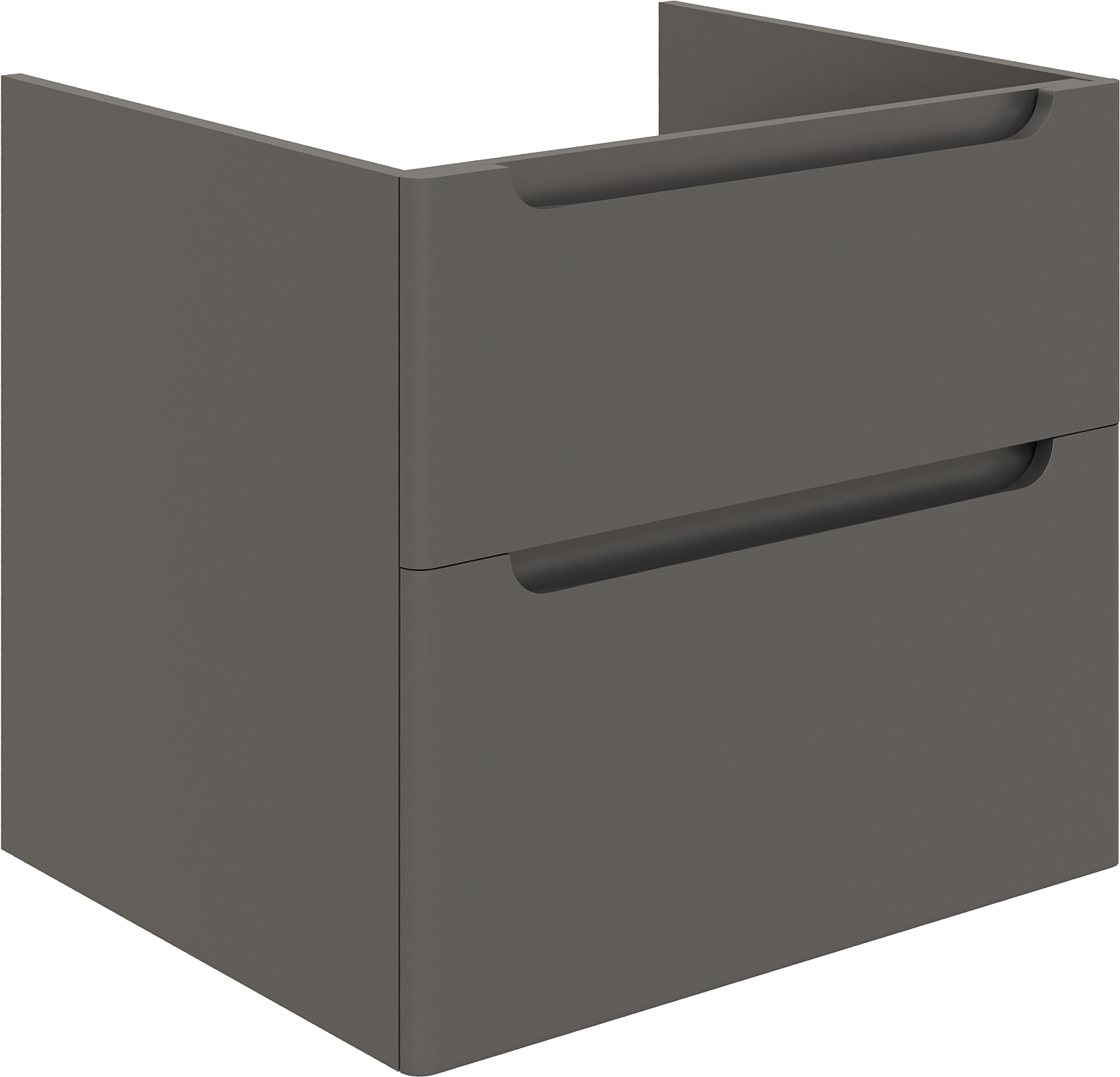 Тумба с раковиной STWORKI Берген 60 серая со светлой столешницей 122, Moduo 55 Leaf, R 549664 - 7