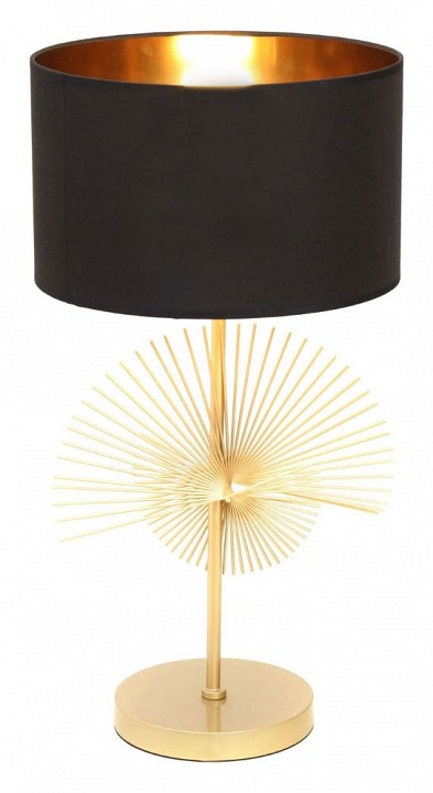 Настольная лампа декоративная LUMINA DECO Fabi LDT 5534 GD+BK - 3
