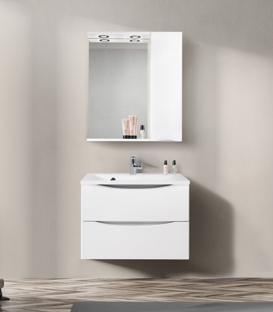 Зеркало-шкаф BelBagno Marino 70 R MARINO-SPC-700/750-1A-BL-P-R - 1