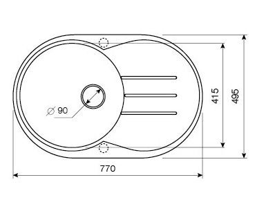 Мойка кухонная Lava E2 сафари E2.CAM - 3