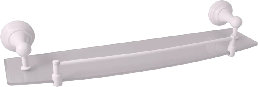 Полка стеклянная Rav Slezak Morava 50 белый глянцевый MKA0900/50B - 0