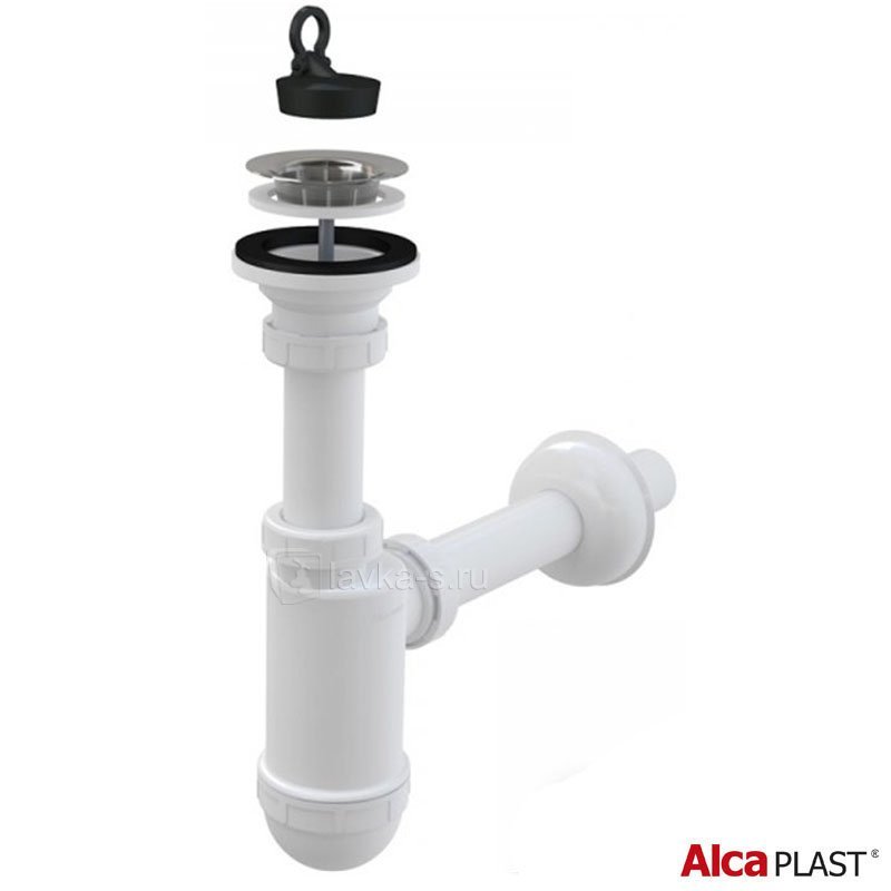 Сифон для раковины AlcaPlast   A411 - 0