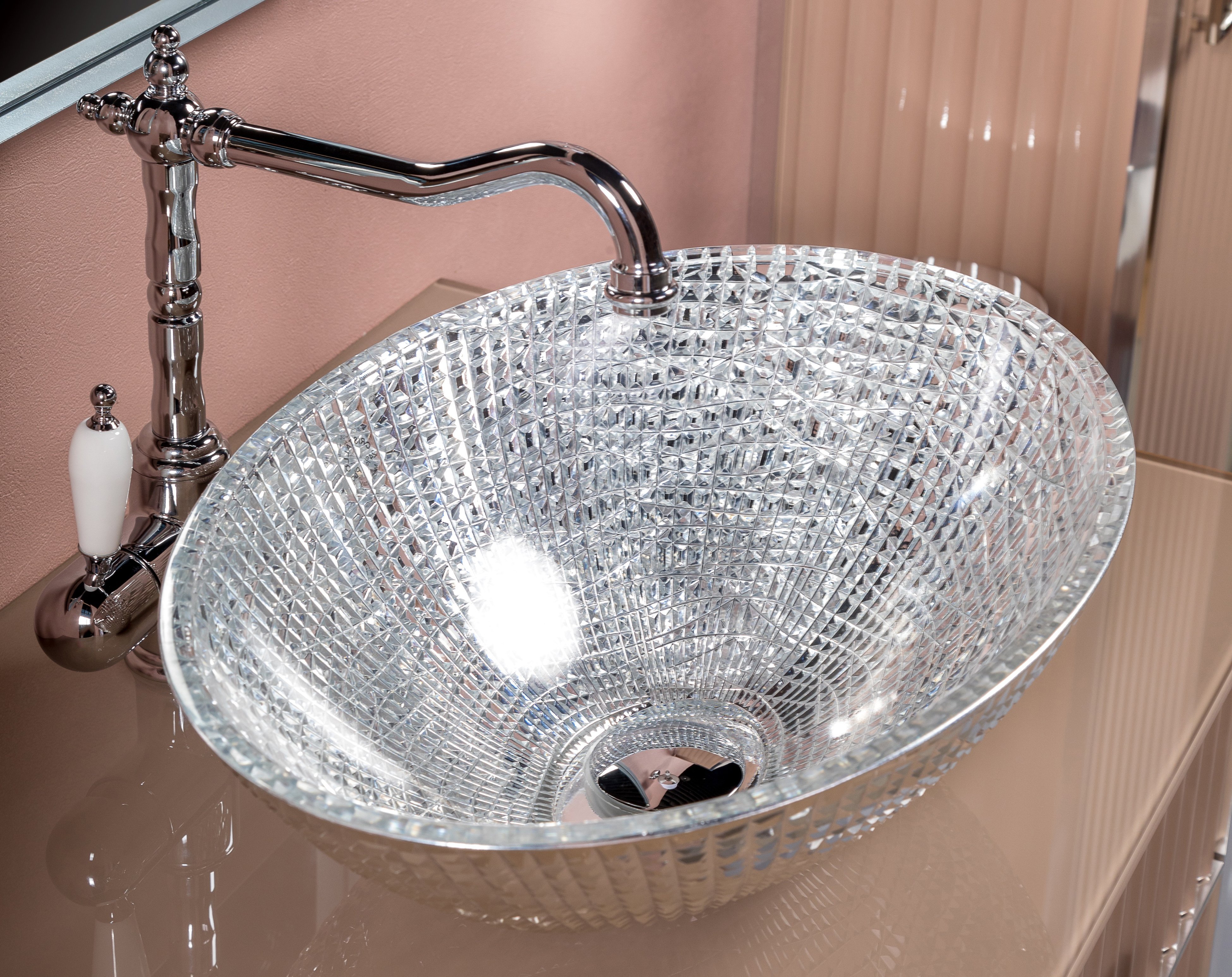 Раковина накладнаяArmadi Art NeoArt 51 серебро 815 - 5