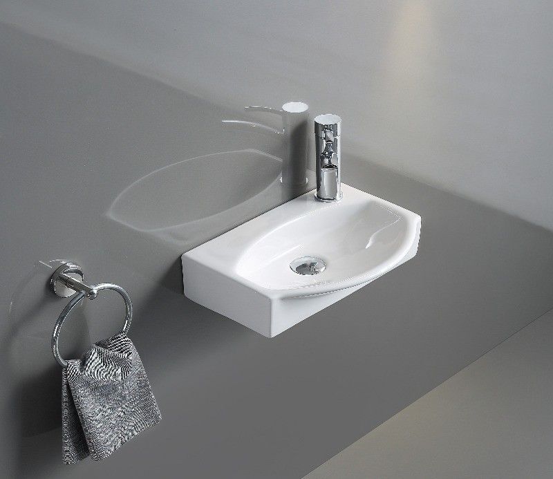 Раковина подвесная Ceramalux N 41 белый  78014T - 1