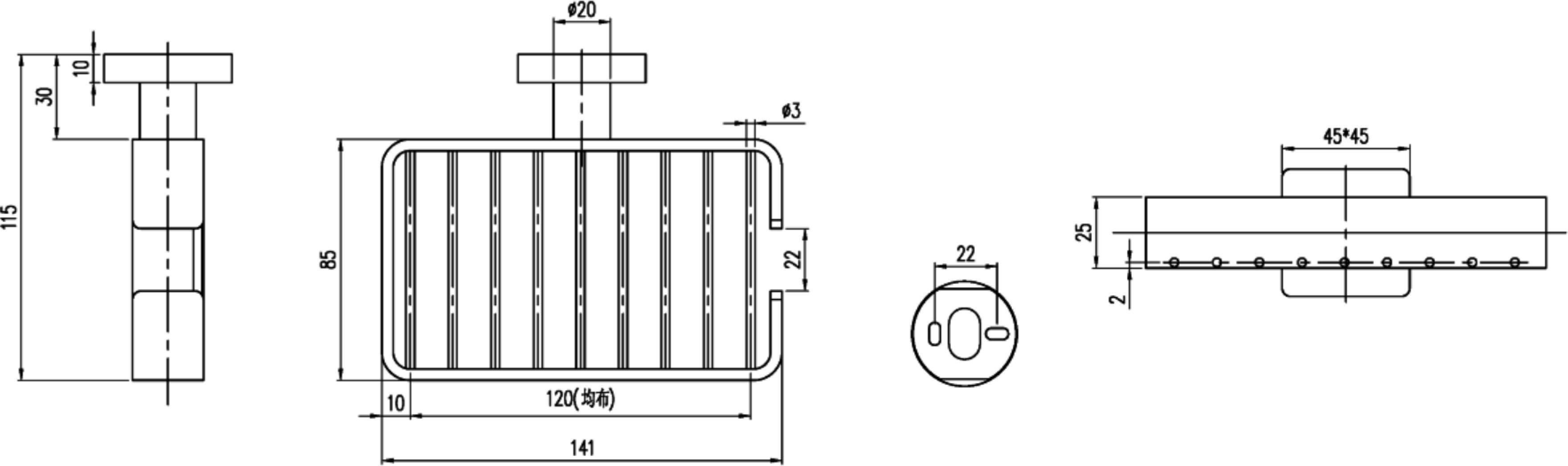 Мыльница Villeroy & Boch Elements Striking TVA15200800061 - 2