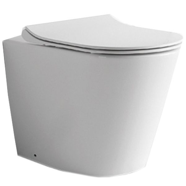 Унитаз приставной Ceramalux белый  NS-3178 - 0