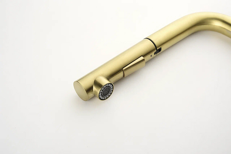 Смеситель для кухни Paulmark Neo светлое брашированное золото Ne214419-SBG - 17