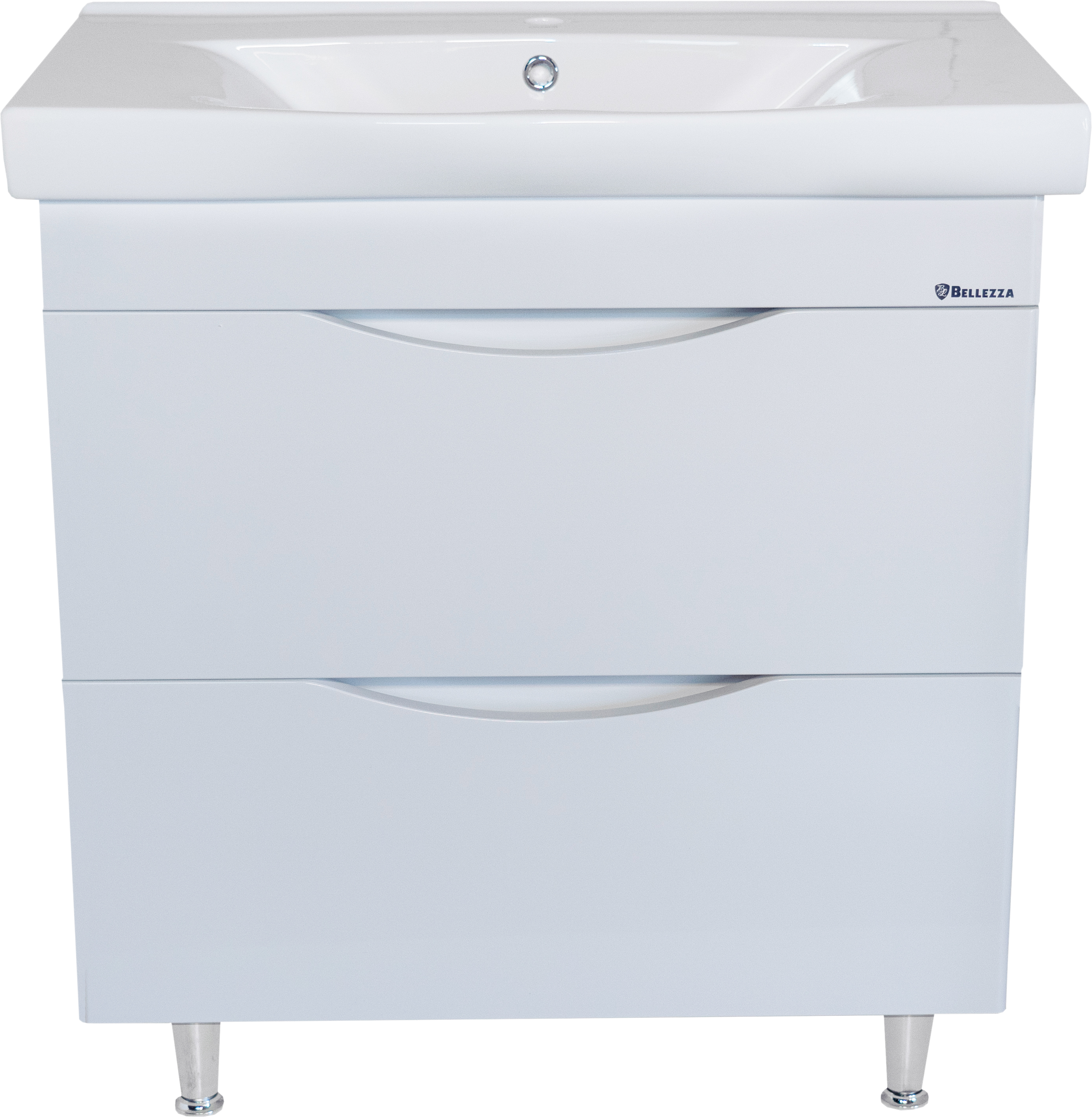 Тумба для комплекта Bellezza Санриса 80 напольная, белая 4630113660011 - 0
