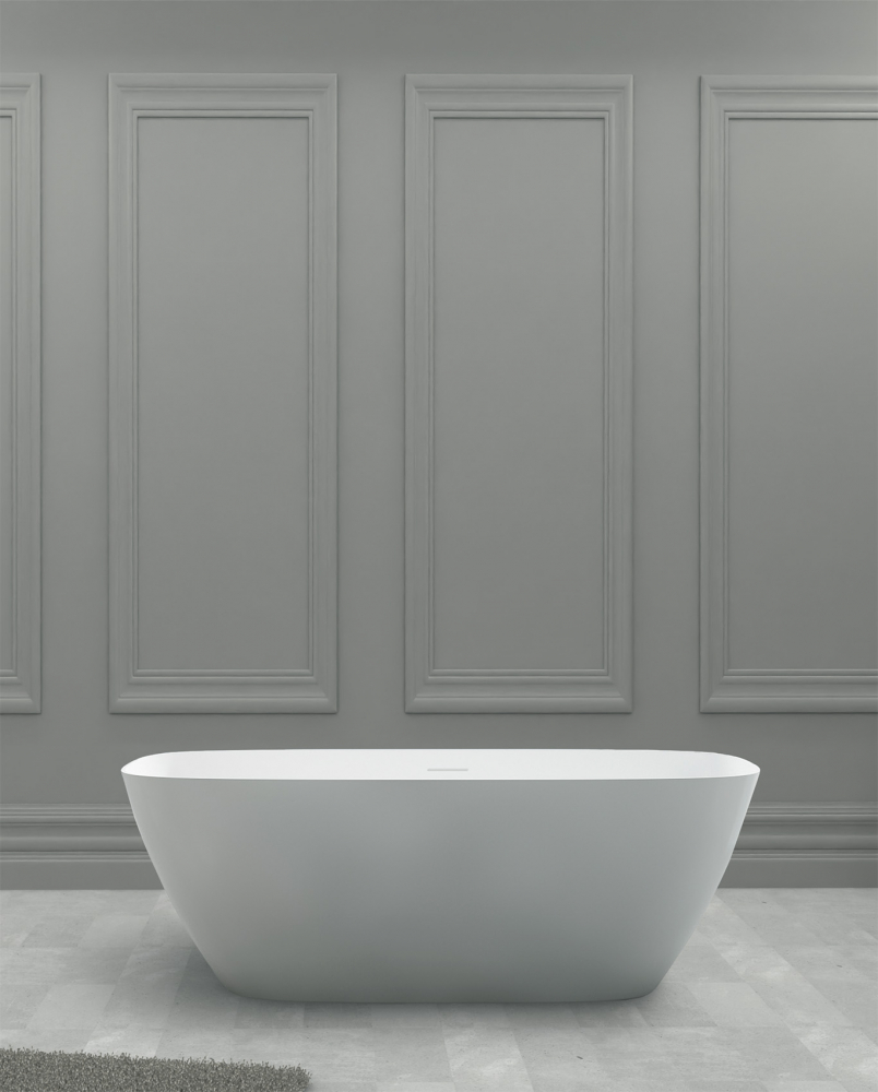 Ванна из искусственного камня Abber Stein 170х72 белый матовый AS9612-1.7 - 1