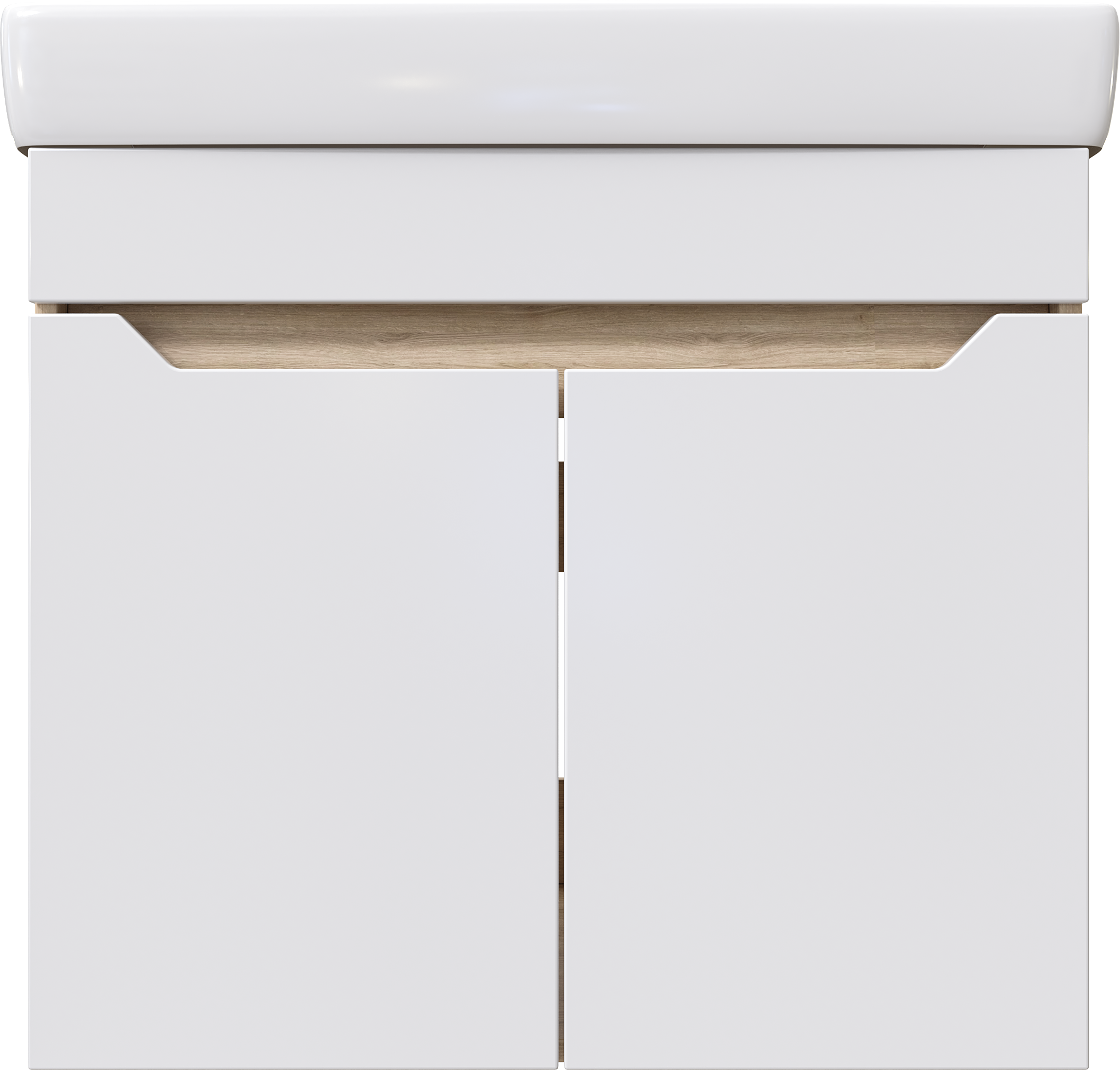 Тумба с раковиной DIWO Архангельск 60 дуб сонома, подвесная 569760 - 0