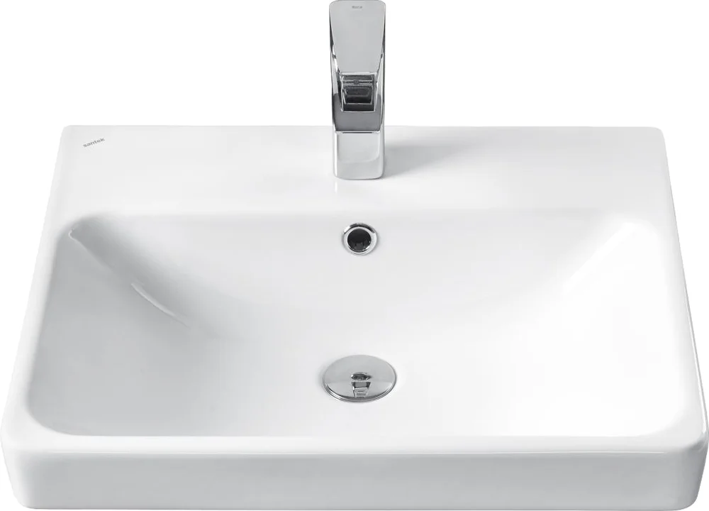 Тумба с раковиной Aquaton Сканди Doors 55 белый - светлое дерево 1A2788K0SDB20 - 9