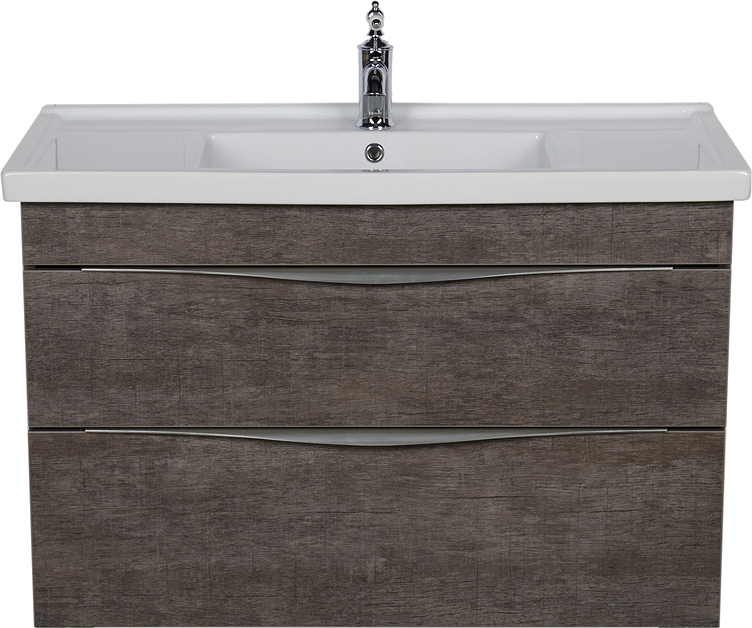 Тумба с раковиной Aquanet Эвора 100 дуб антик 183003 - 10