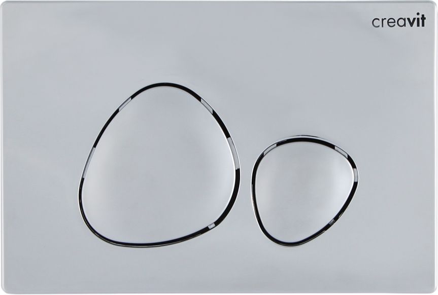 Кнопка смыва Creavit Spa, хром глянцевый GP7004.00 - 0