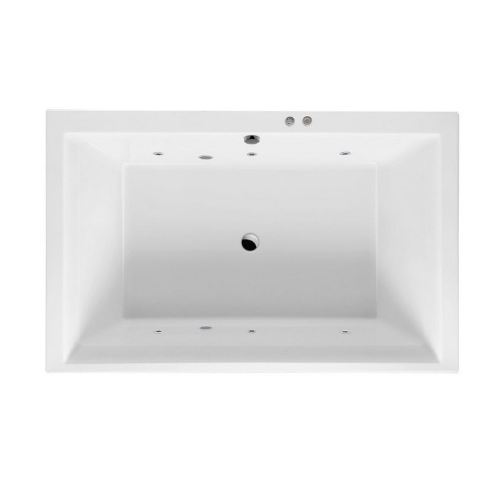 Ванна акриловая Excellent Crown Lux Soft 190х120 с гидромассажем белый - хром WAEX.CRO19.SOFT.CR - 0