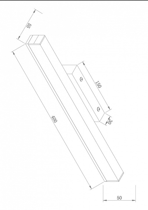 Подсветка для зеркал Maytoni Fichte MIR012WL-L9B4K - 1