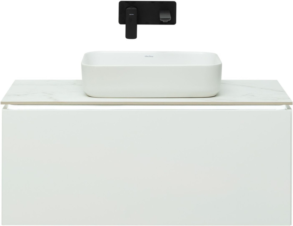 Тумба под раковину Allen Brau Infinity 100 белый матовый 1.21004.WM - 1
