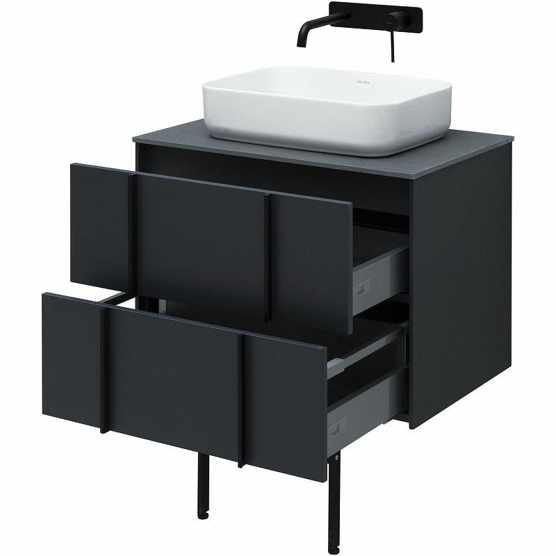 Тумба под раковину Allen Brau Reality 70 черный матовый 1.32004.AM - 19