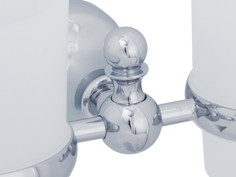 Стакан Veragio Gialetta VR.GIL-6442.CR двойной, хром - 1