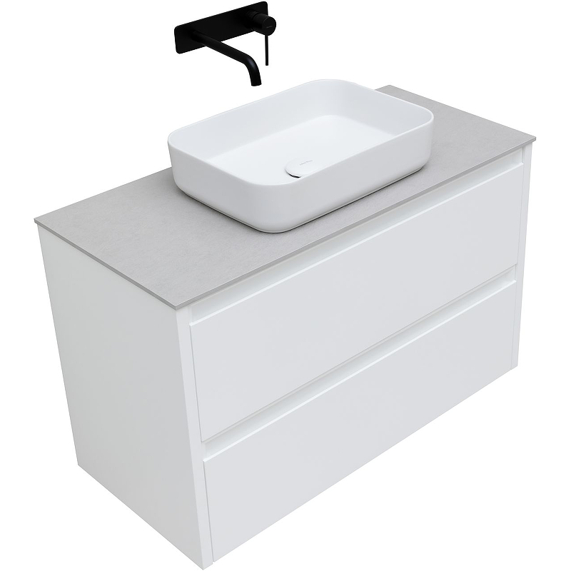 Тумба под раковину Allen Brau Fantasy 100 белый матовый 1.11003.WM - 3