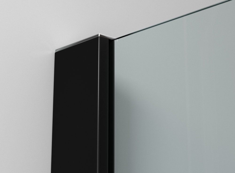 Душевая перегородка Ambassador Walk-in 15031109 90х200 см, профиль черный - 4