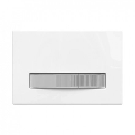 Инсталляция для унитазов Berges Atom с белой глянцевой кнопкой смыва 040341 - 1