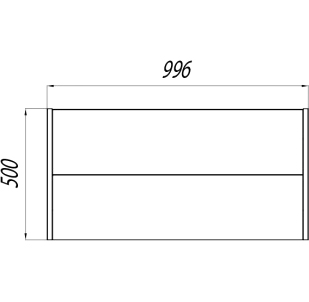 Тумба с раковиной Акватон Брук 100 дуб феррара - 4