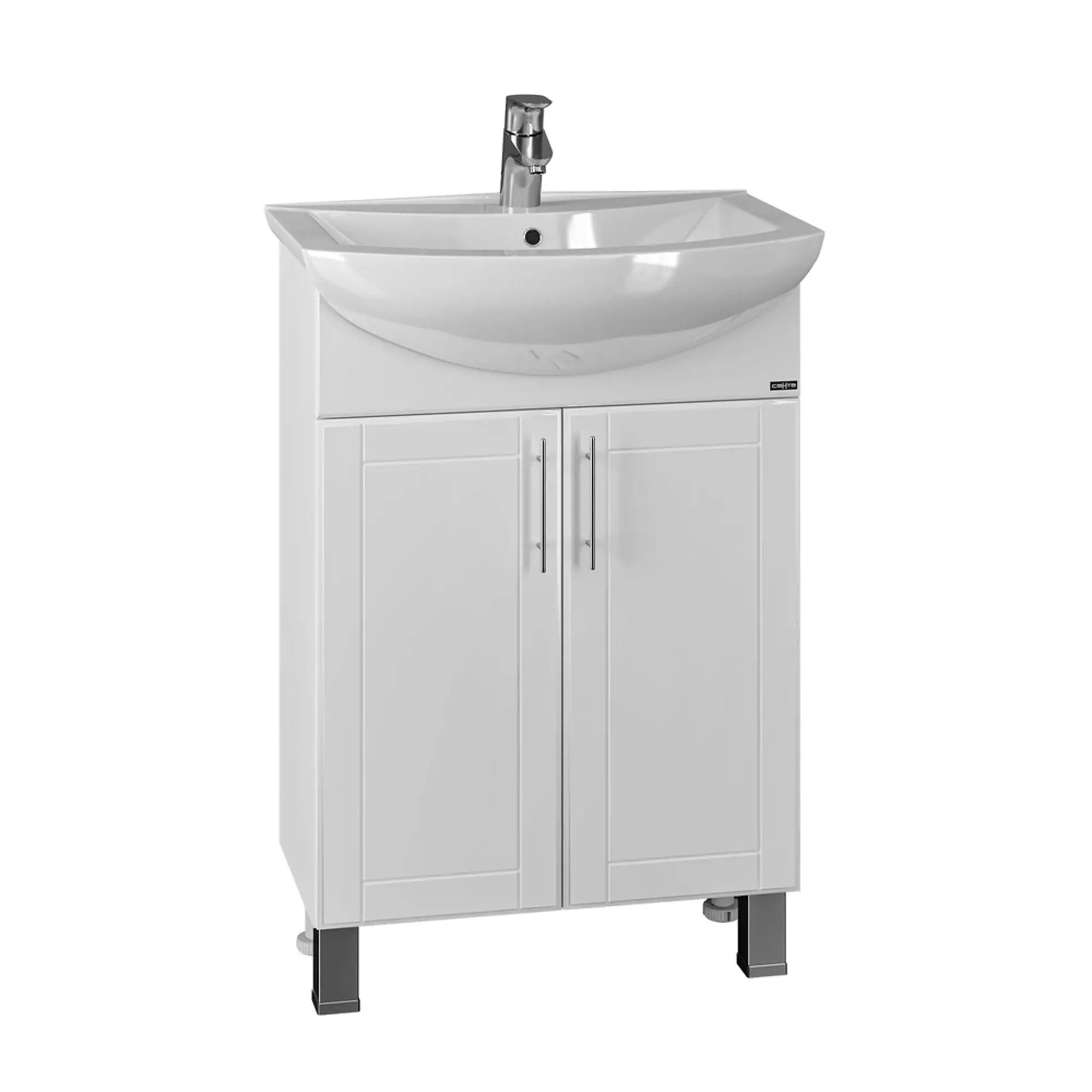 Тумба под раковину напольная Санта Дублин 60 белый 223006 - 0