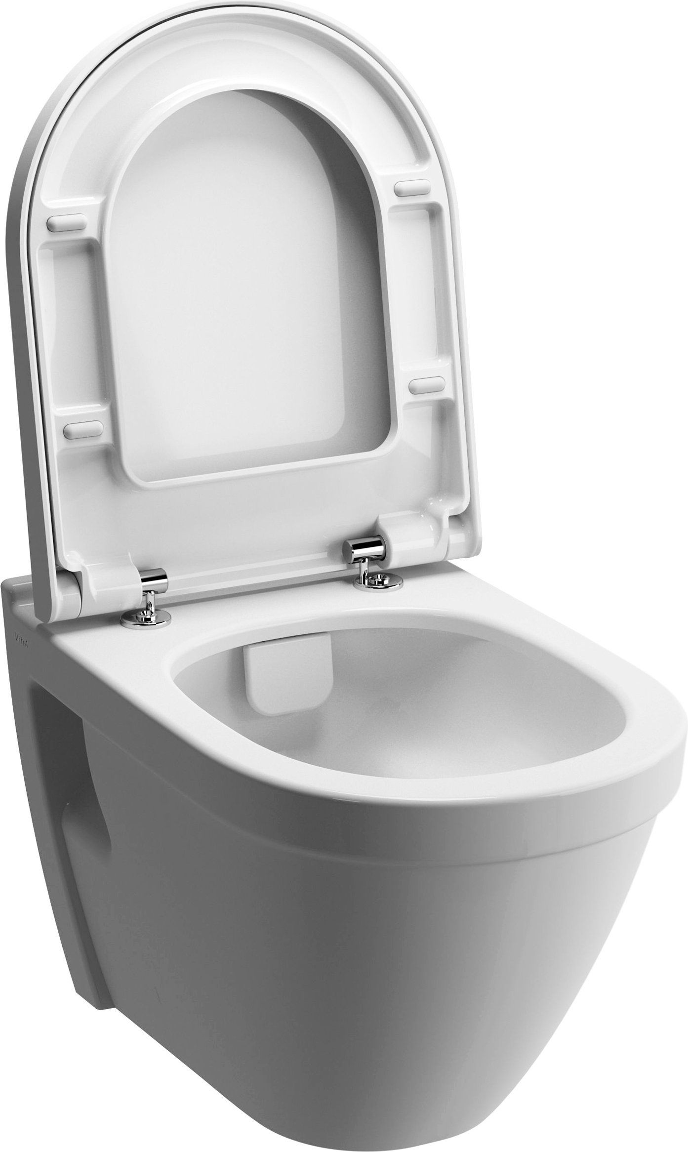 Унитаз подвесной Vitra S50 безободковый  с сиденьем микролифт белый  - 1