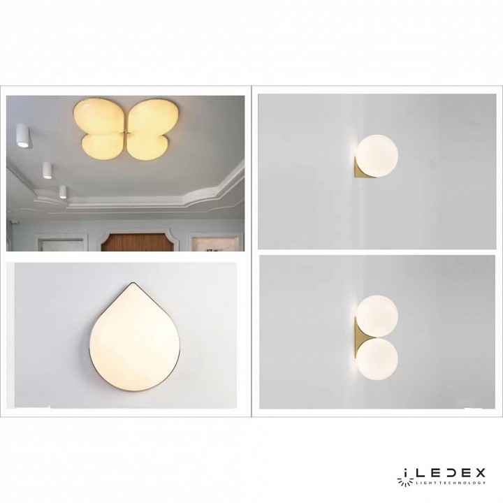 Накладной светильник iLedex Omega 6008W-18W-3000K WH-GL - 4