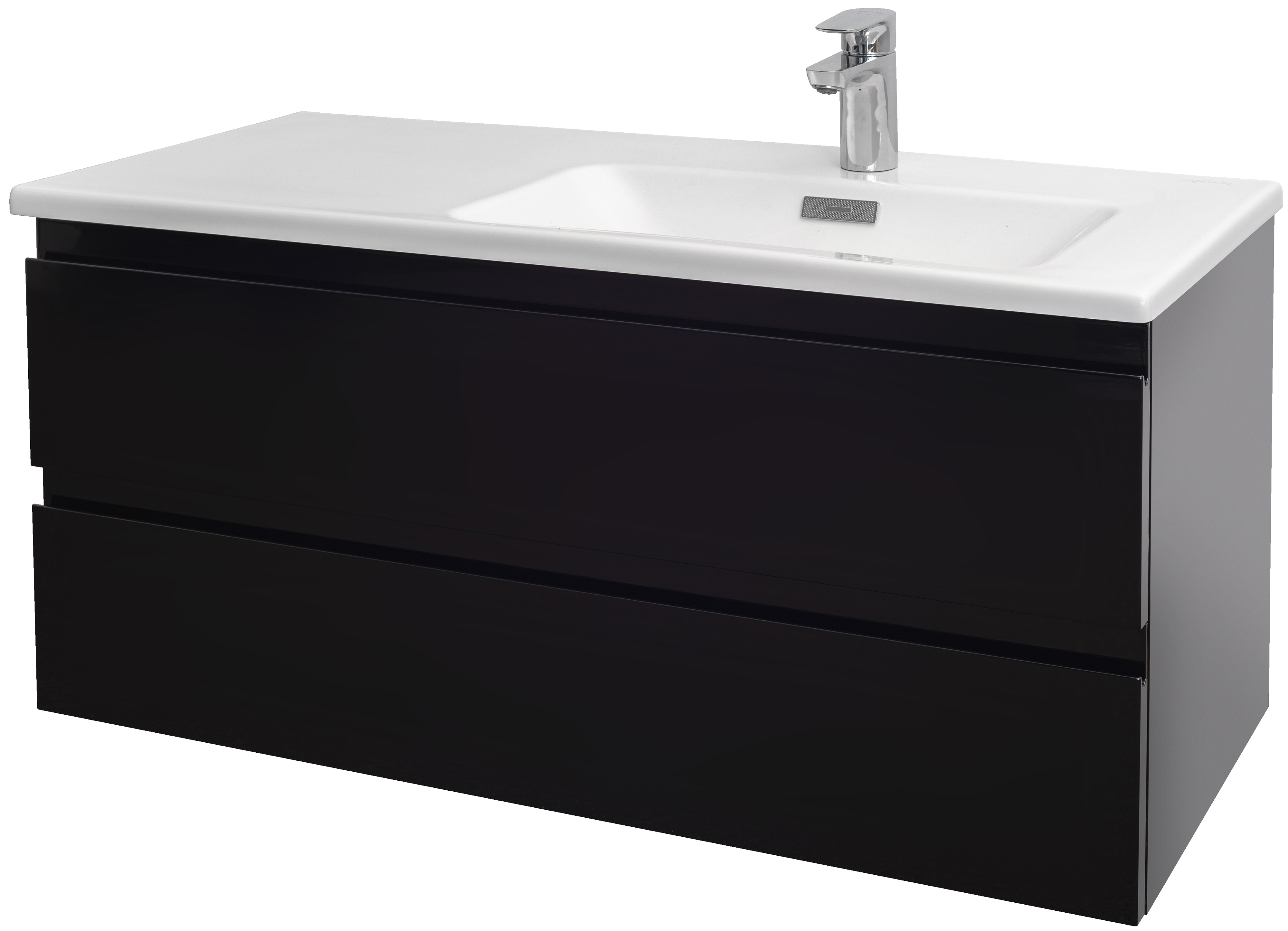 Тумба для комплекта Jacob Delafon Madeleine EB2055-J52 R черный блестящий - 0