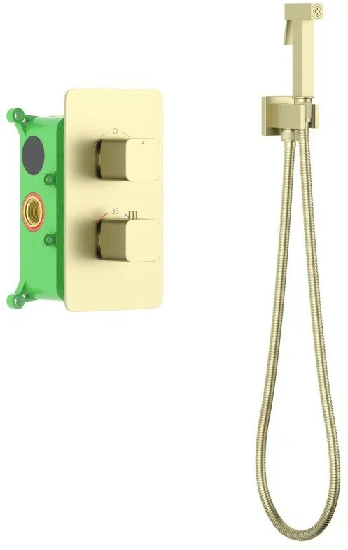 Гигиенический душ встроенный Timo Petruma золотой 5089/17SM - 0