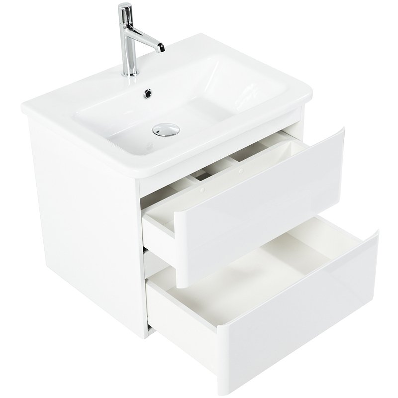 Тумба с раковиной BelBagno Albano 50 белый - 3