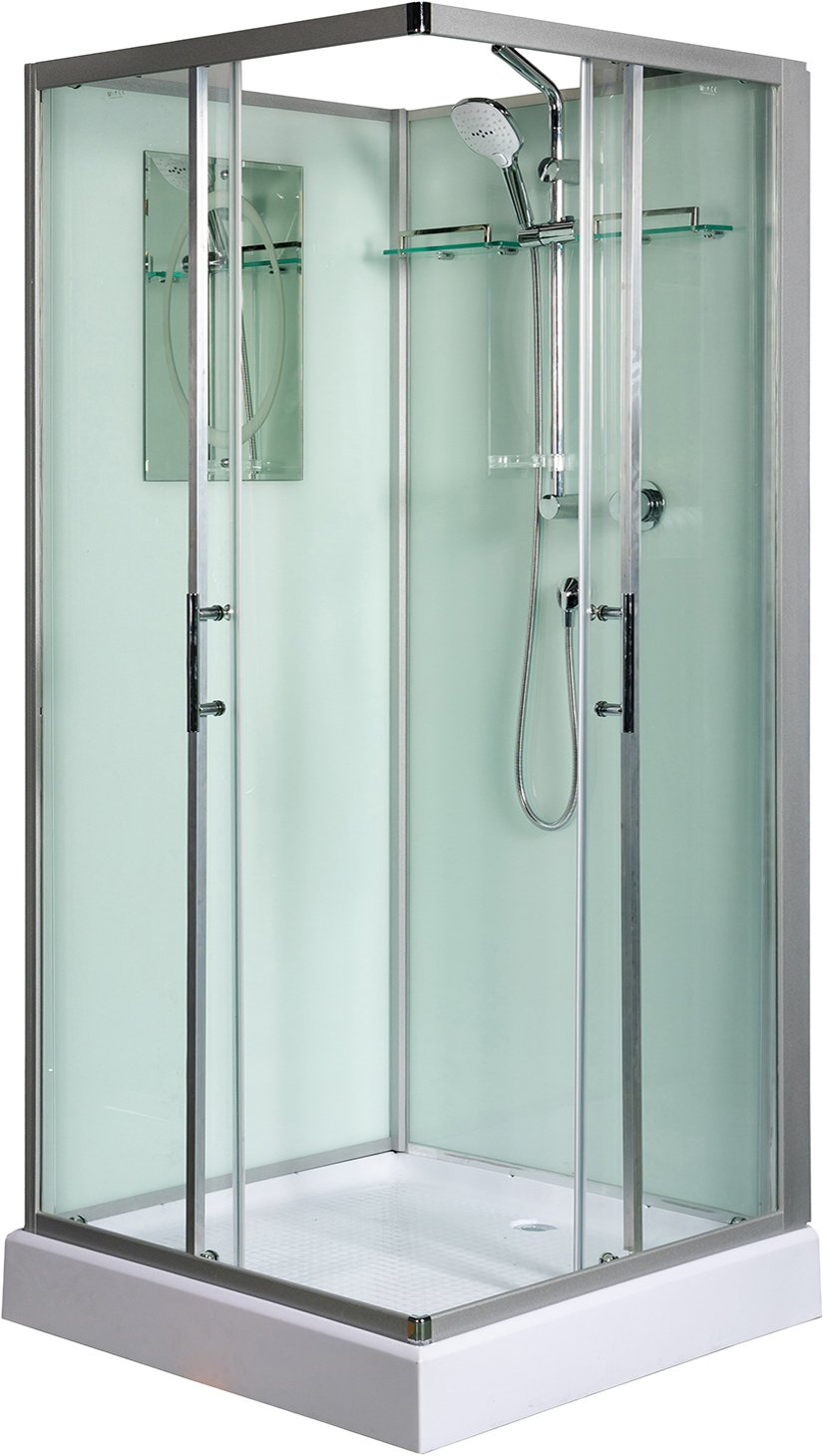 Душевая кабина Weltwasser WW500 Laine 1001 100х100 хром  10000003260 - 0