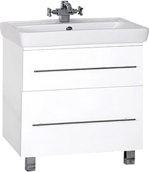 Мебель для ванной Misty Елена 80 белая, с 2-мя ящиками - 2