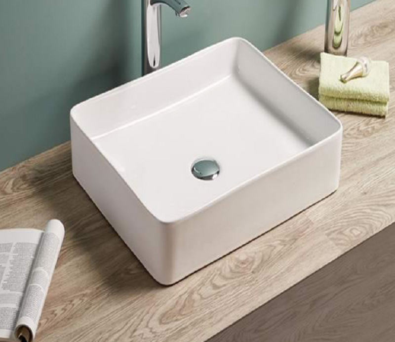 Раковина накладная Ceramalux N 51 белый  7050K - 0