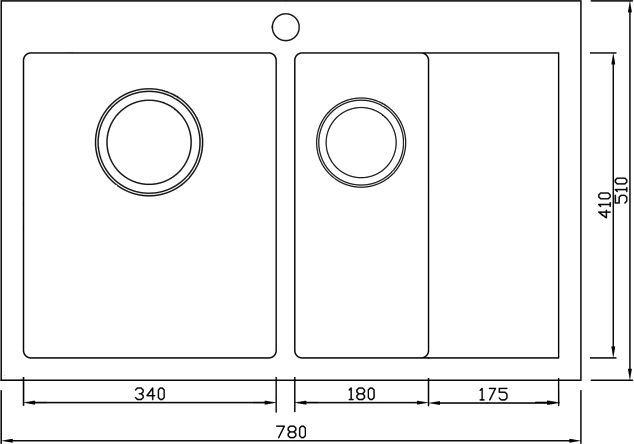 Металлическая мойка Seaman SMB-7851D  SMB-7851DRS.A - 2
