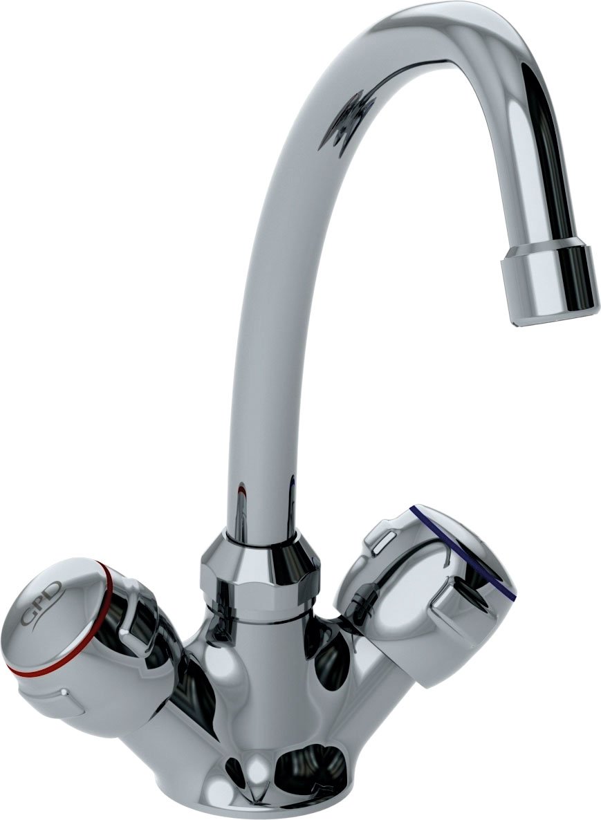 Смеситель для кухни GPD Rios хром KEB30 - 0