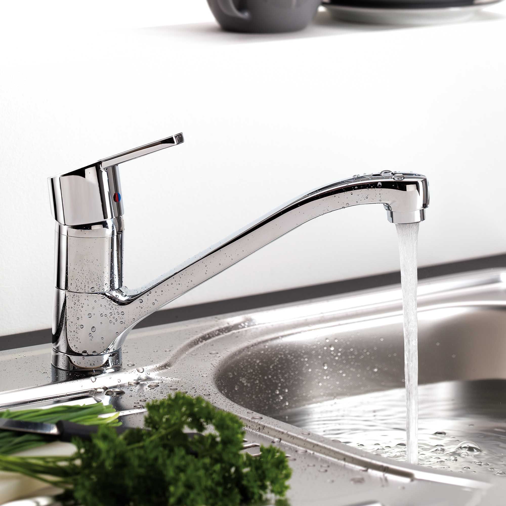 Смеситель для кухонной мойки Kludi Logo Neo хром  379130575 - 1