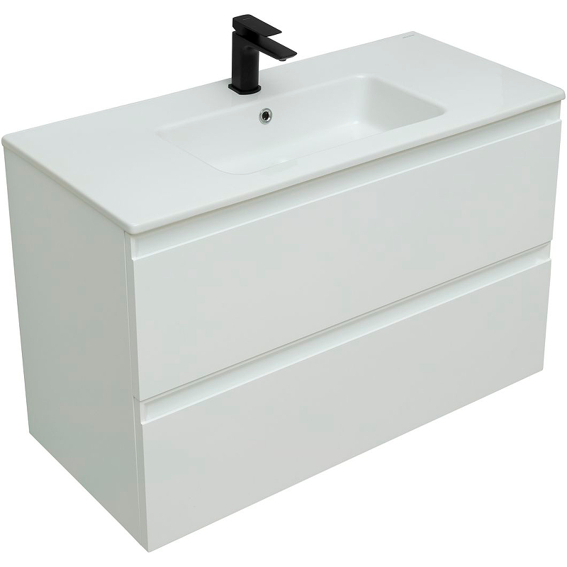 Тумба под раковину Allen Brau Eclipse 100 белый матовый 1.E1003.WM - 3