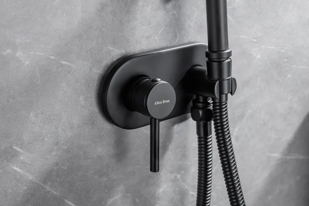 Гигиенический душ Allen Brau Priority черный матовый 5.31005-31 - 8