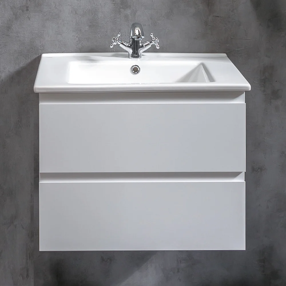 Тумба под раковину Armadi Art Capolda 65 белый ручка белая 849-065-W - 0