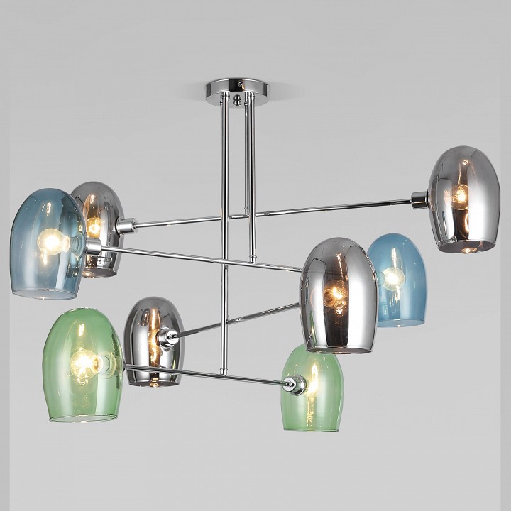 Люстра на штанге Eurosvet Gardie 70141/8 хром - 0