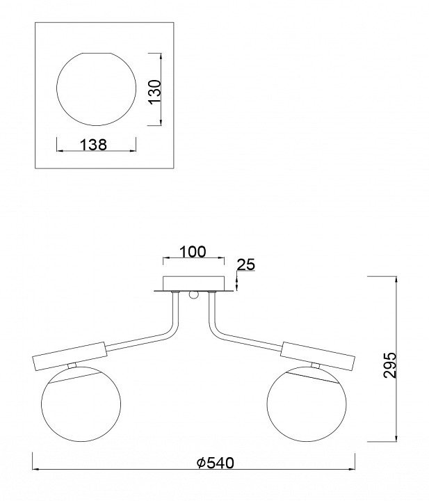 Потолочная люстра Freya Paolina FR5011CL-03B - 2