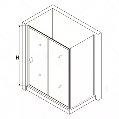 Душевой уголок RGW Passage 130х90 хром стекло матовое 35087639-21 - 1